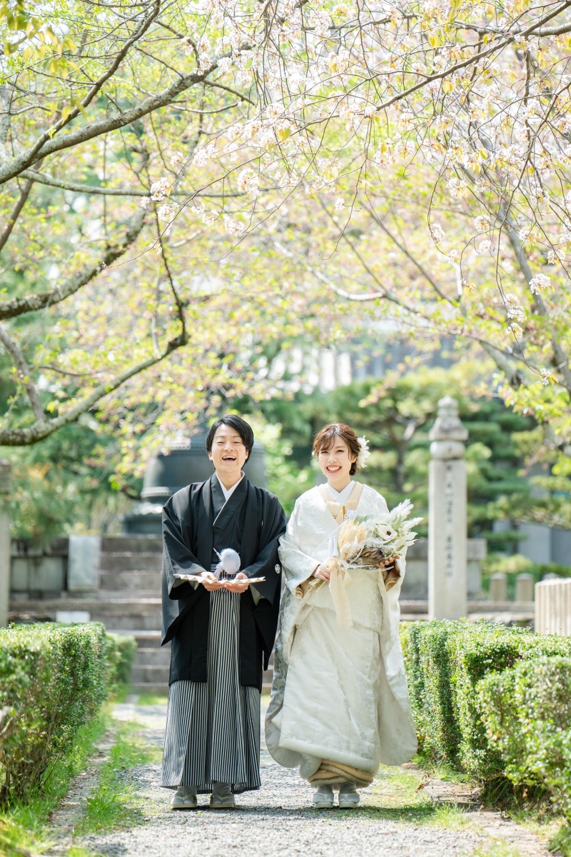 大覚寺で和装前撮り