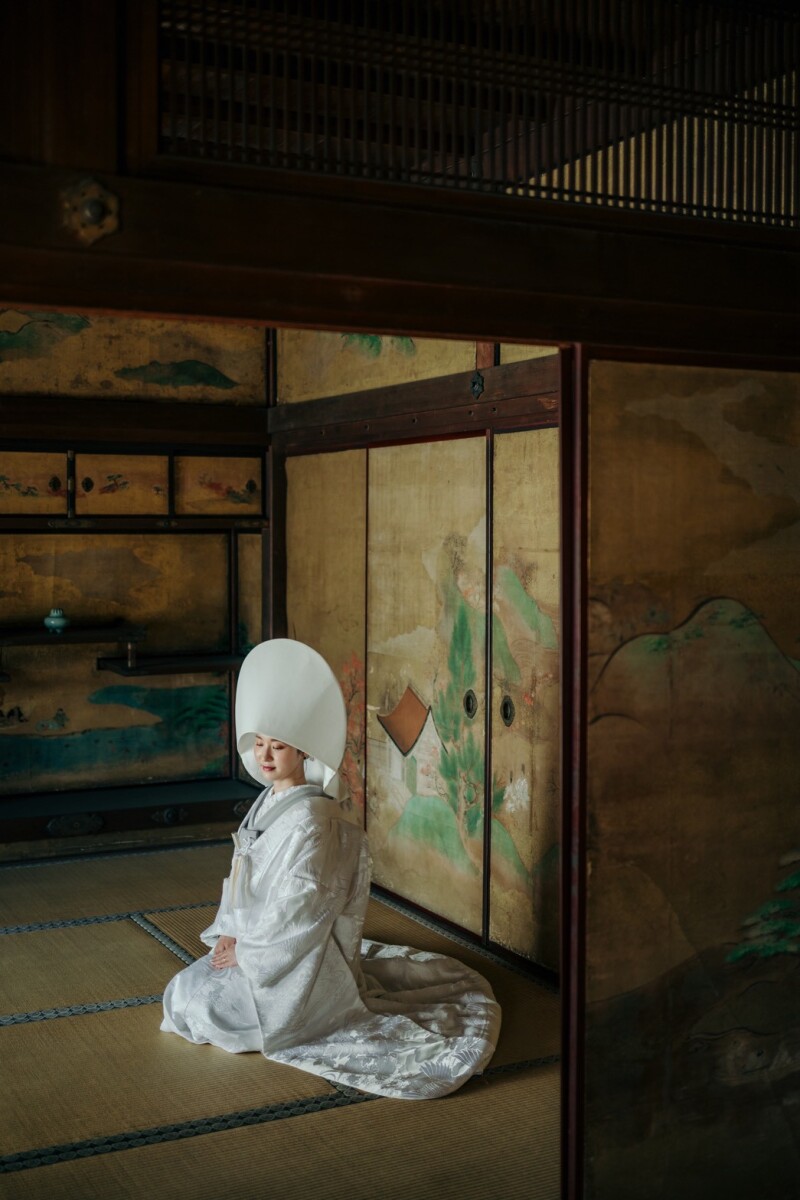 綿帽子と白無垢