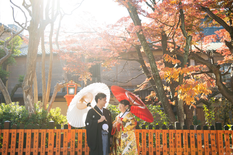 秋晴れ 木漏れ日