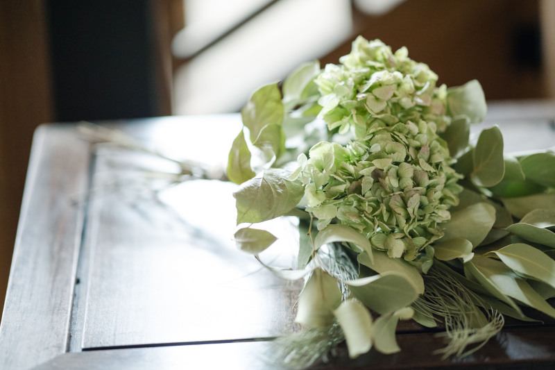 紫陽花のブーケ