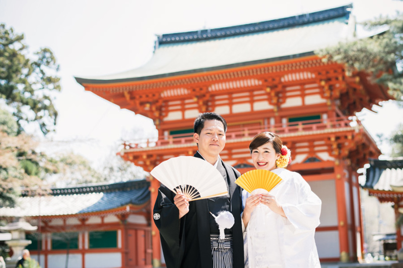 今宮神社での前撮り撮影