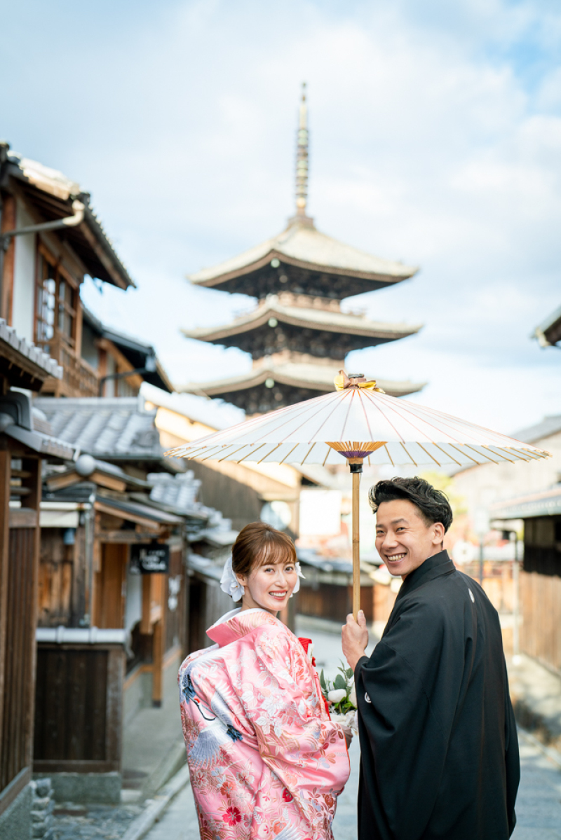 晴れた日は八坂へ