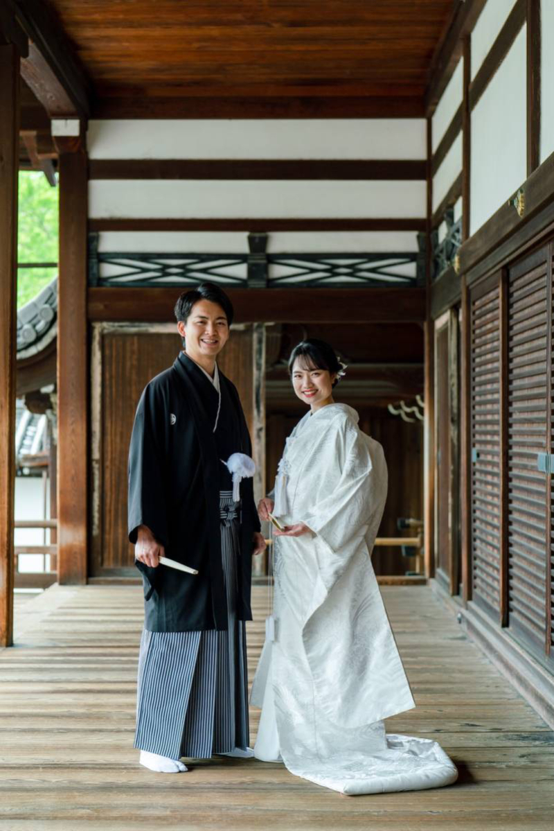 白無垢に掛け替え