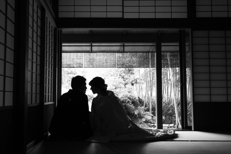 竹林公園で前撮り