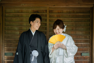 毘沙門堂で前撮り