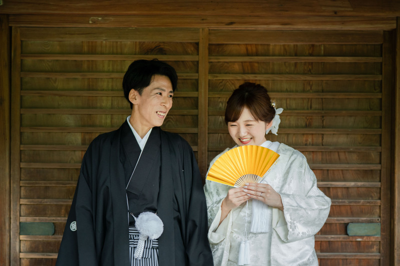 毘沙門堂で前撮り