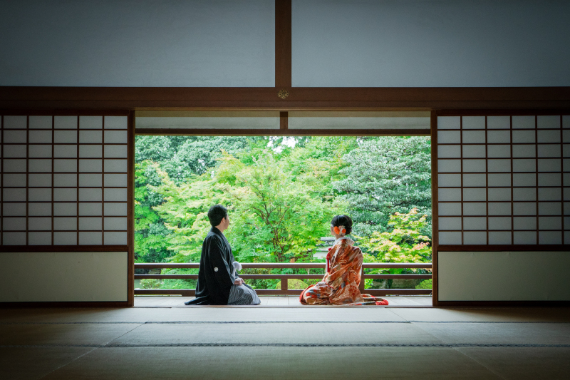 寺院ロケーションの雰囲気写真