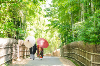 竹林公園で前撮り