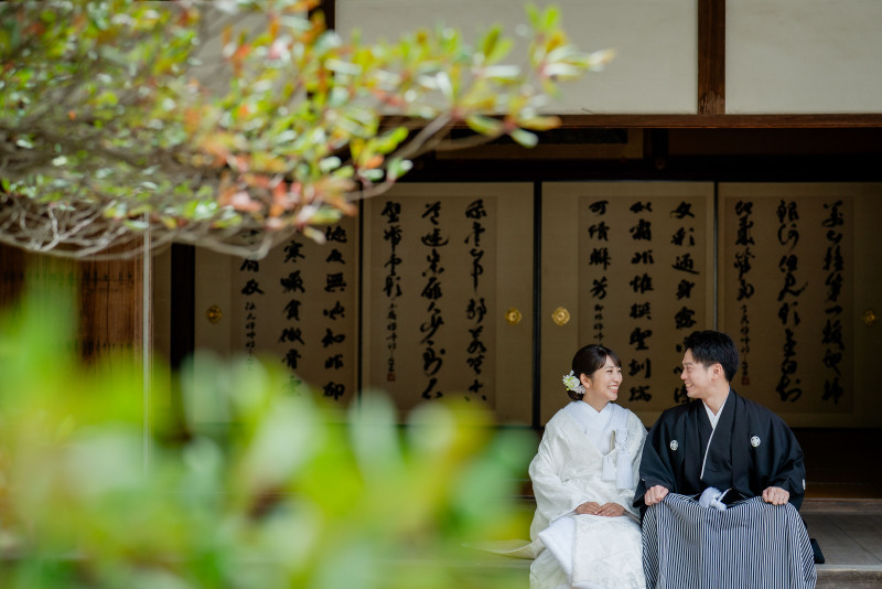 寄り添うおふたり