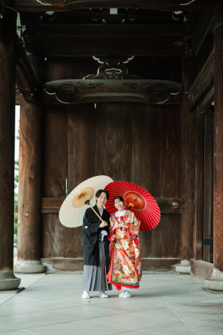 秋晴れ金戒光明寺