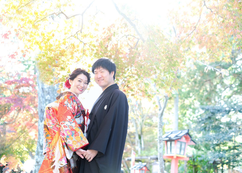 色打掛との相性がいいです