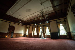 趣ある洋館での撮影