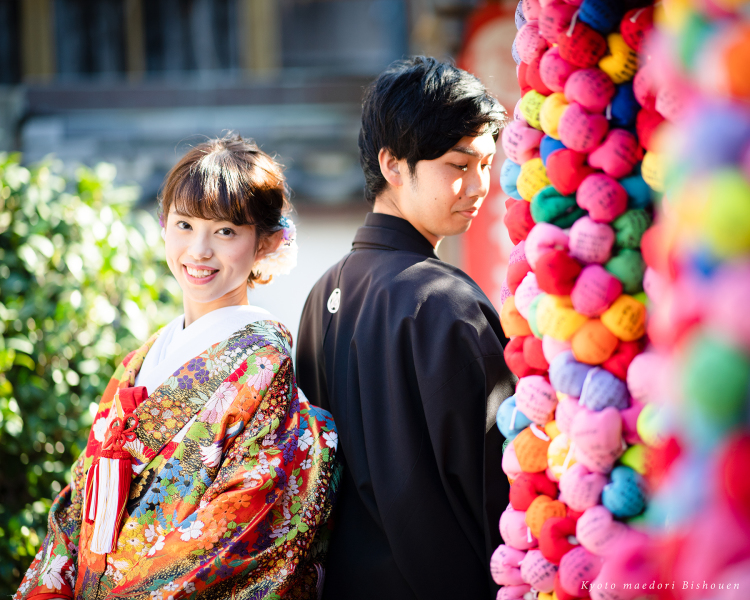 京都の八坂庚申堂さんにて