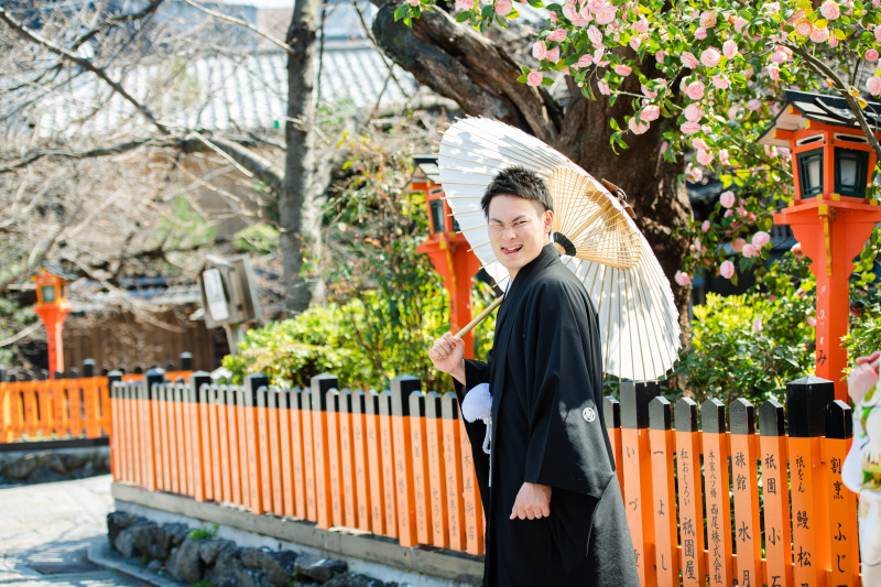 お茶目なショット