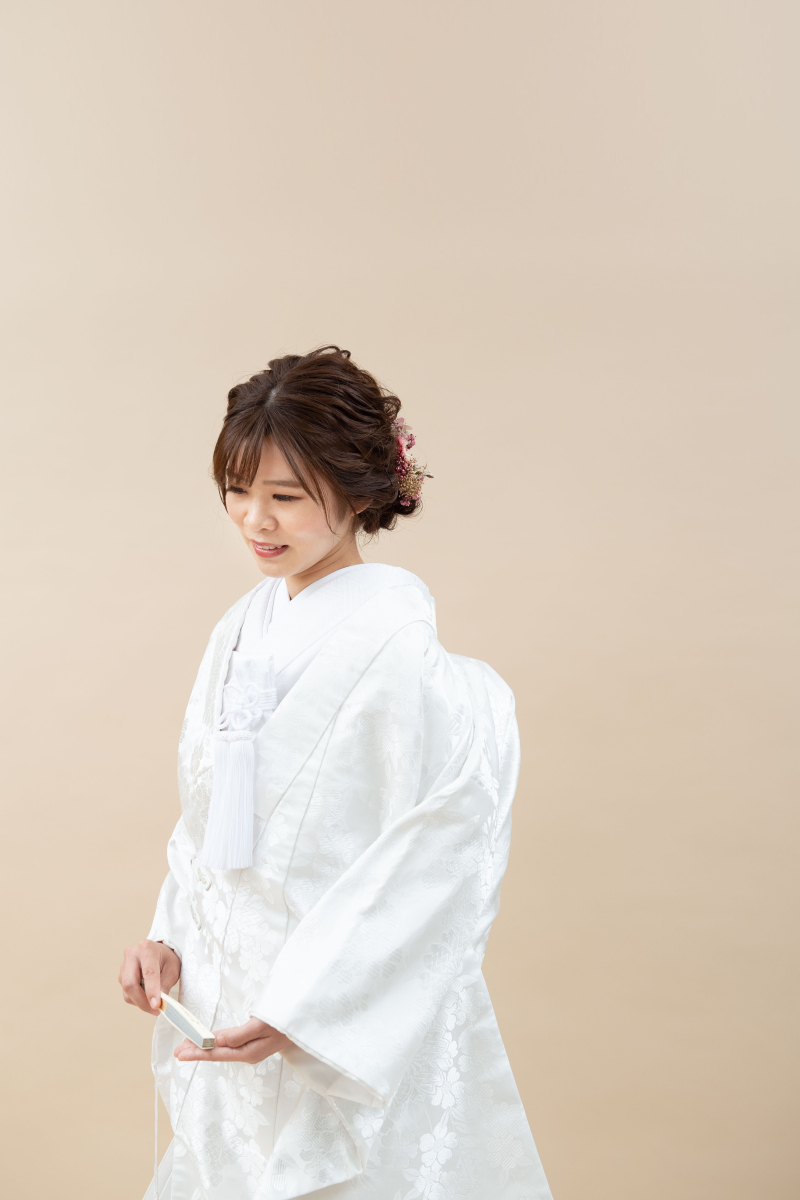 白無垢での撮影