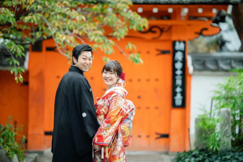 八坂の塔での撮影