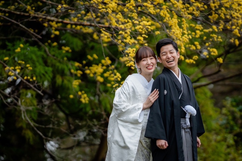 ロケ2カ所と花嫁衣裳2着