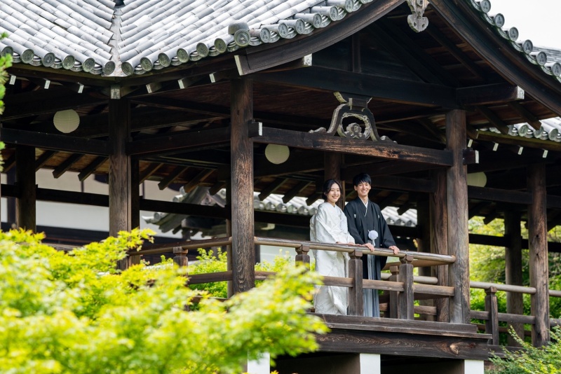 通天橋、外から