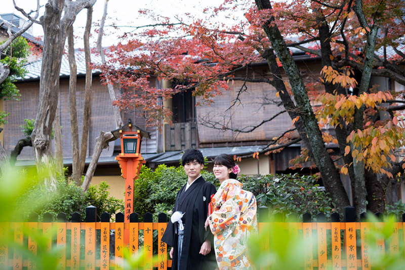 京都の人気！祇園白川で撮影を