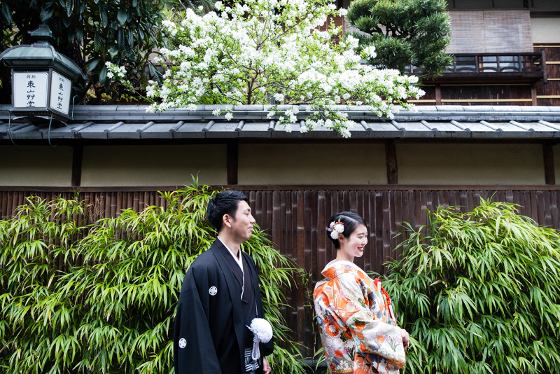 街中なので風景も色々!