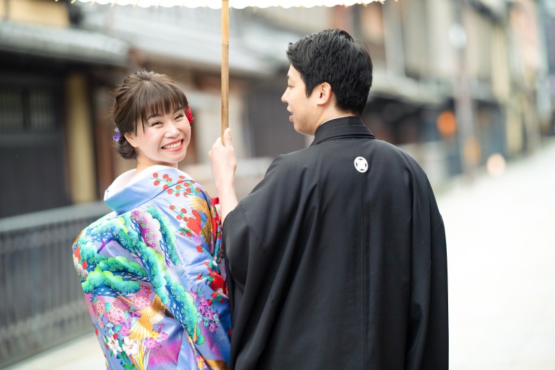 振り返りショット