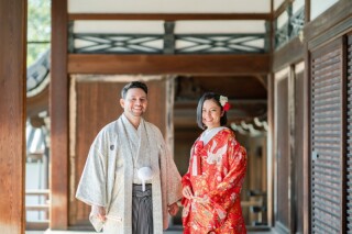 東福寺で花嫁衣装２着