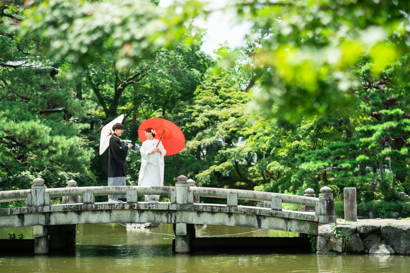 夏の深緑ロケ撮影