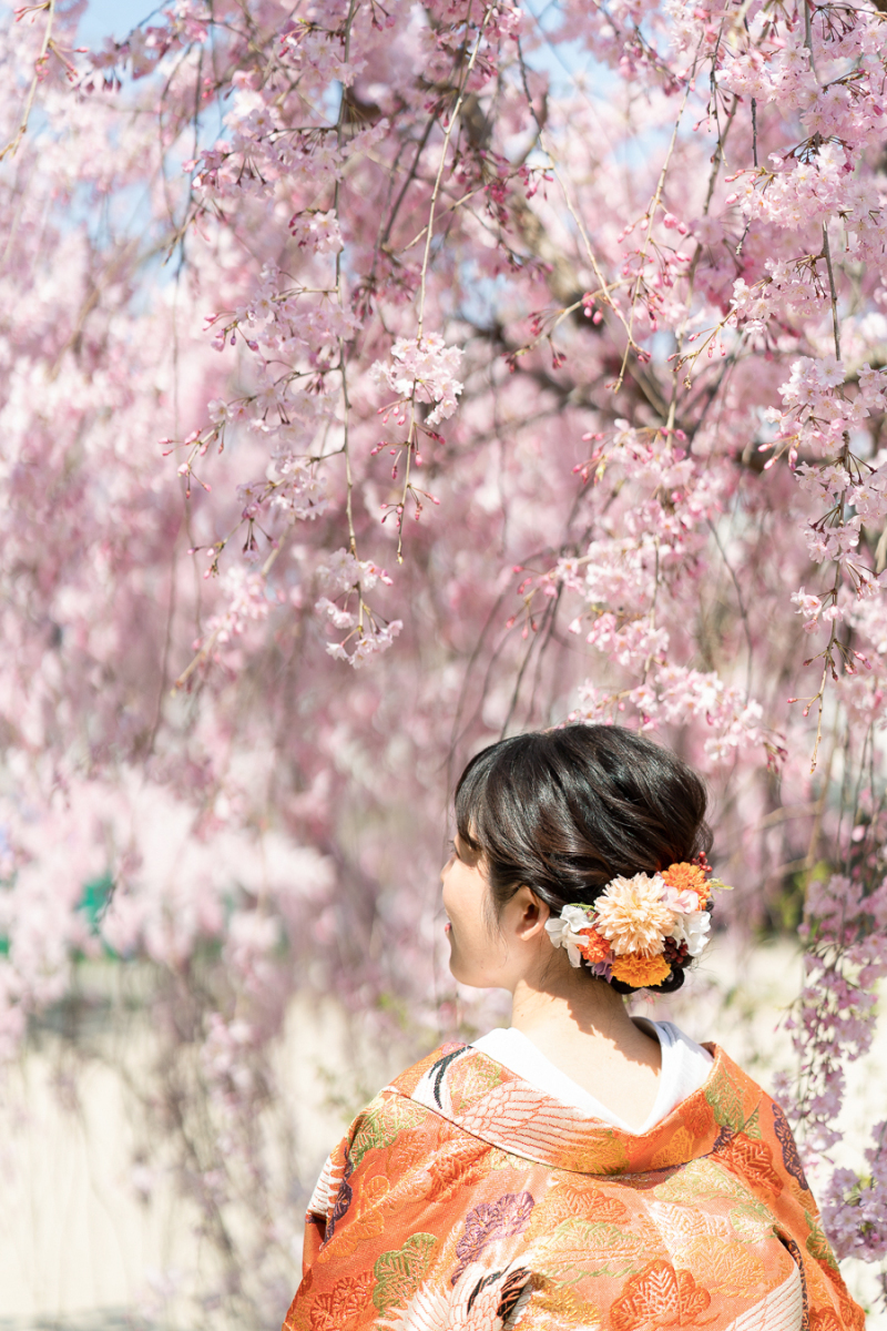 前撮り記念写真