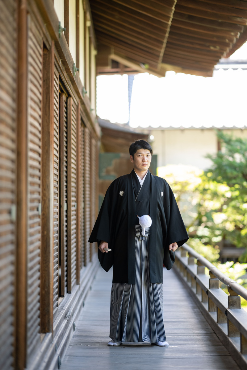 黒色紋付袴