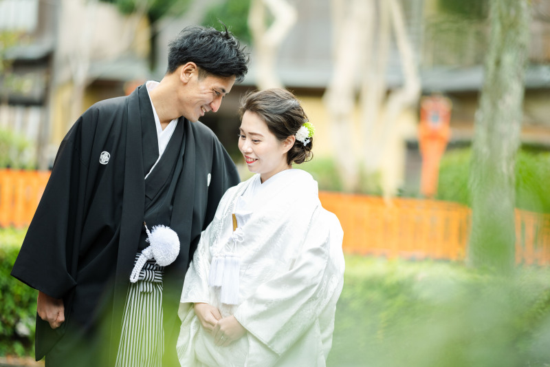 寄り添うお二人