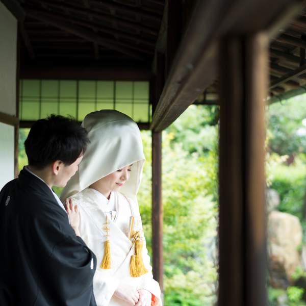 お寺でしっとりと