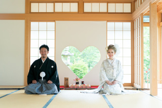 ハートのお寺で