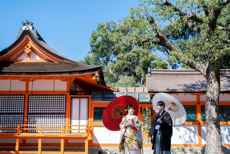 やはり和傘が素敵