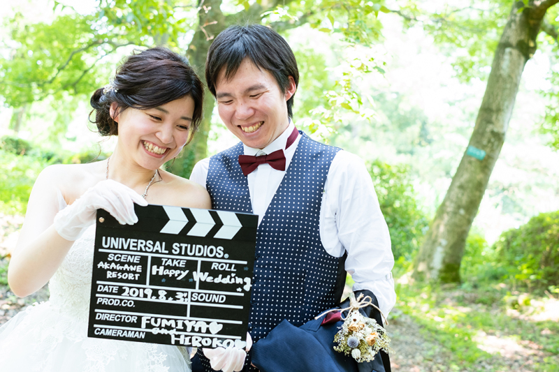 笑顔で撮影スタート