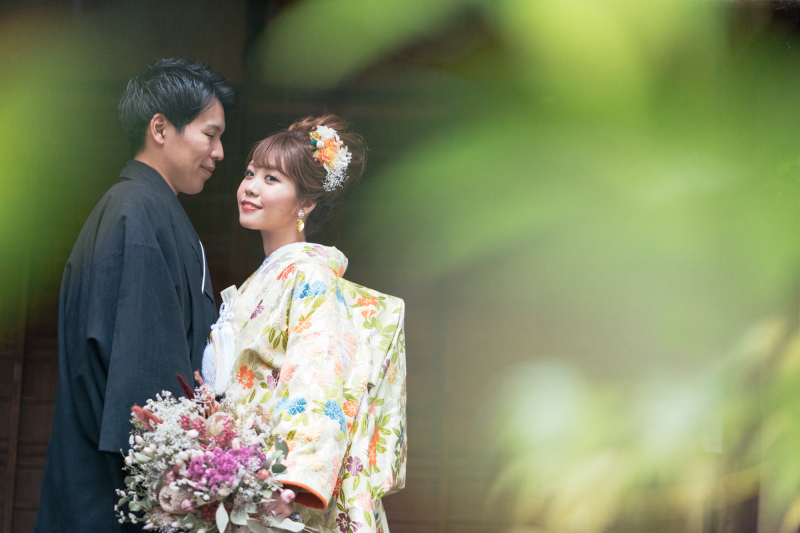 新しい色打掛と色掛下