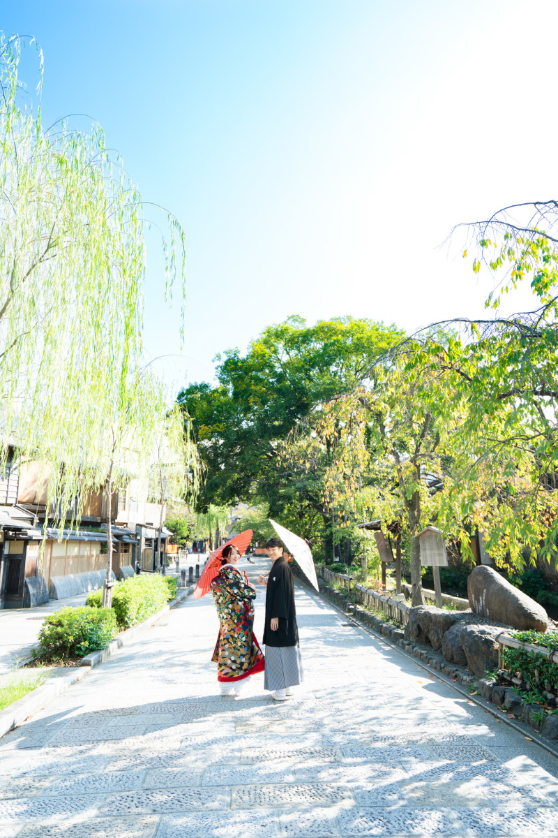 祇園撮影スタート