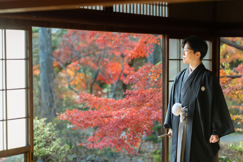 新郎様ショット