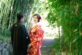 ゆっくりと和装撮影