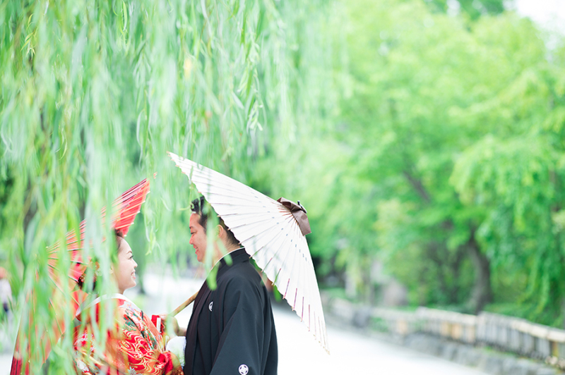 柳で始まり柳で終わる