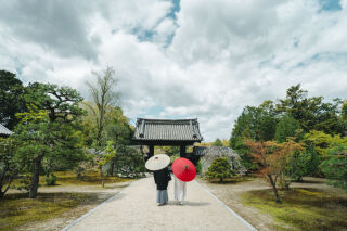 白無垢で随心院