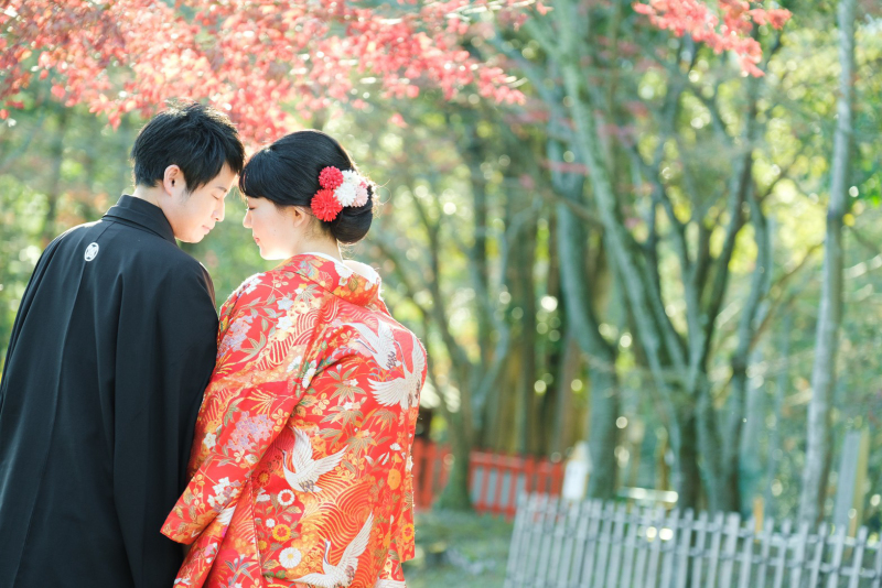 おでこくっつけて