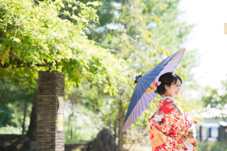 八坂の塔周辺　お天気よし
