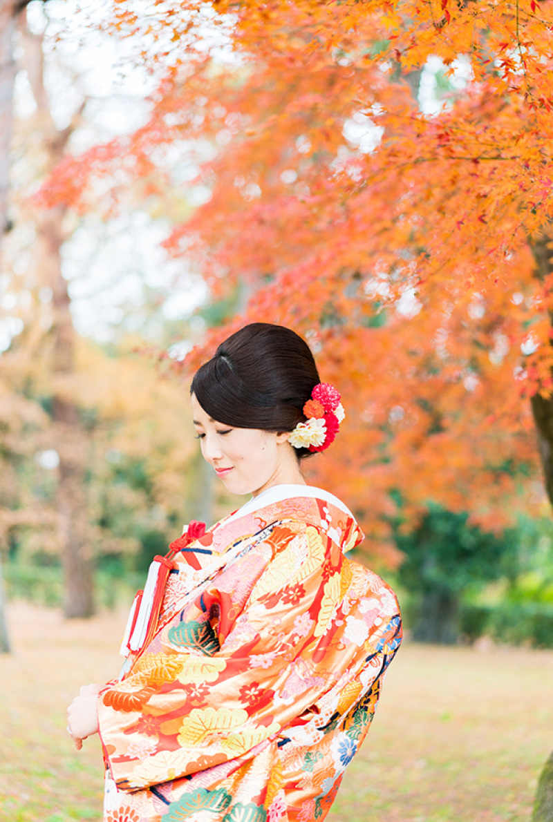 秋の前撮り撮影