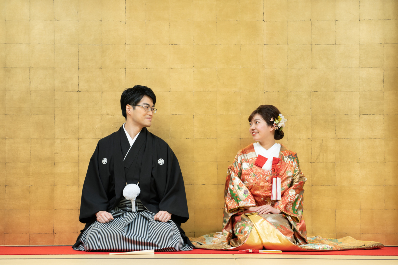 まずは正座撮影から