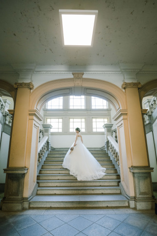 ドレスで前撮り