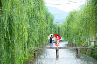 素敵なお二人と。京都の街で。。