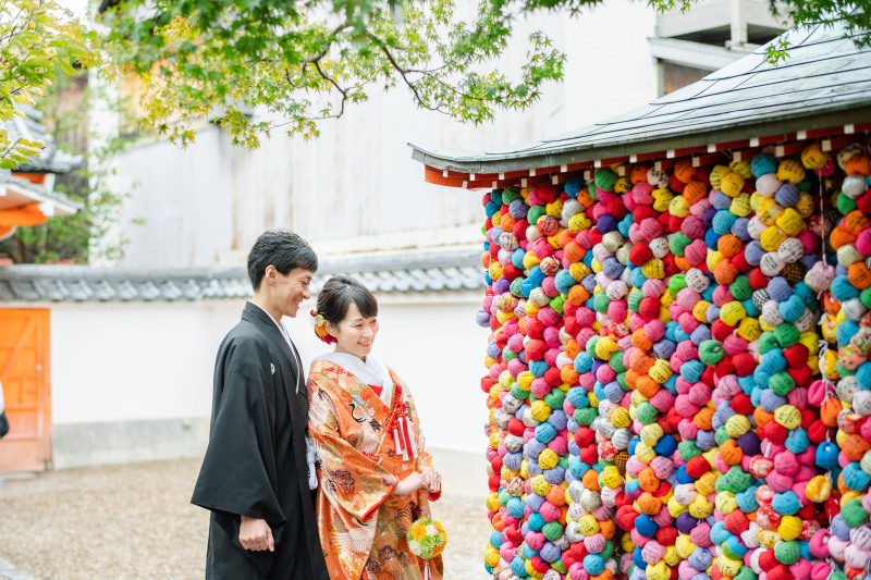 カラフルな場所で