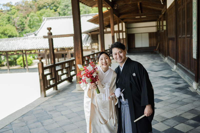 京都で前撮り(萬福寺)