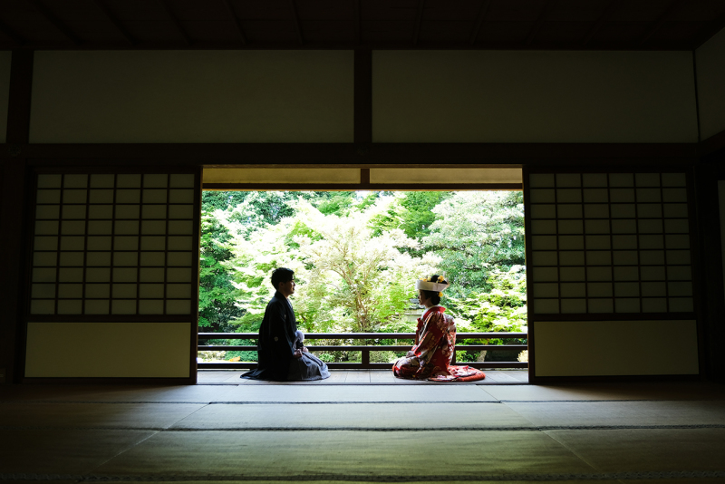 二人を残す写真を残す