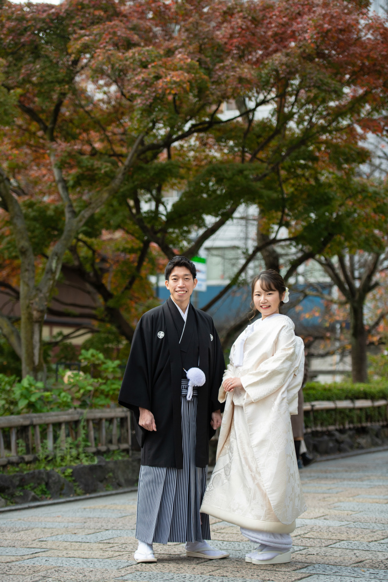 お二人の立ち姿